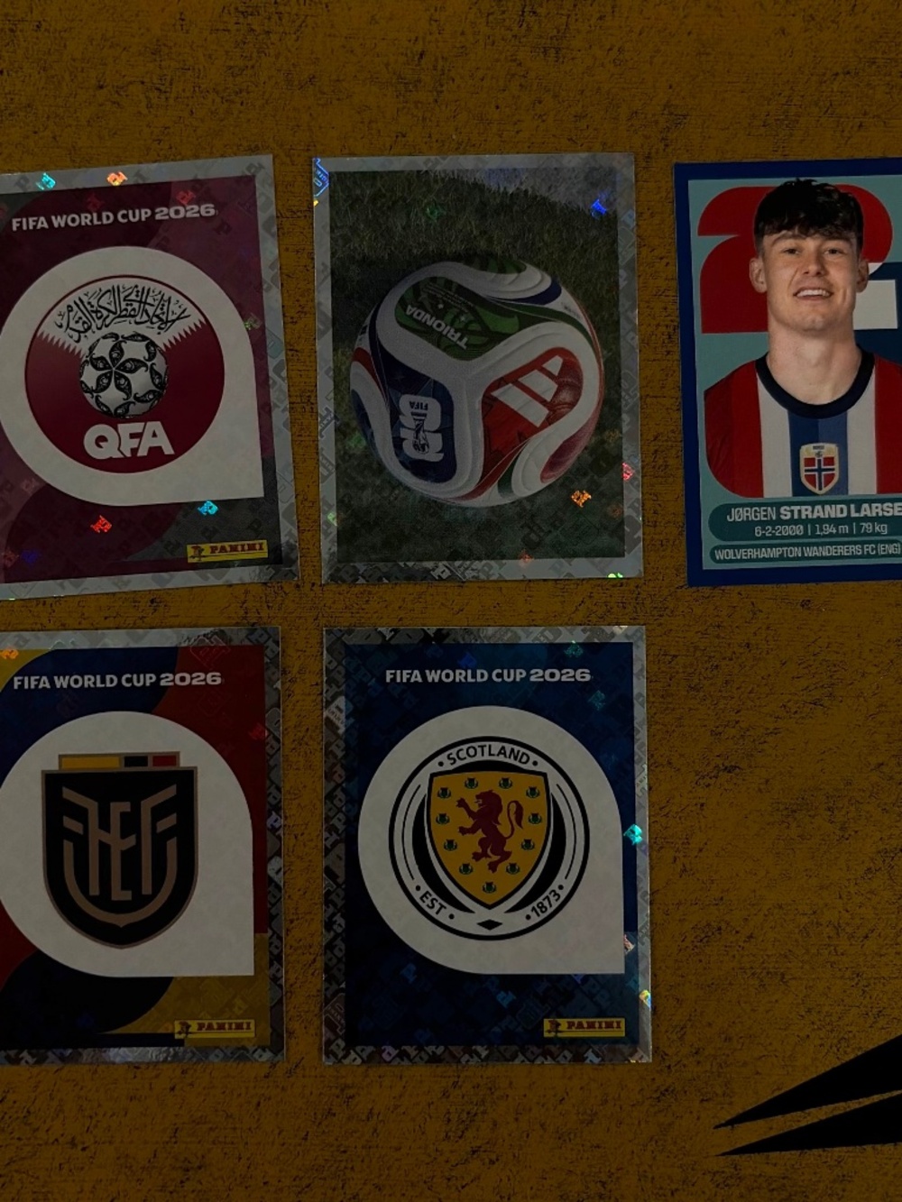 New Bundle of Authentic 11 Fifa Panini World Cup 2026 Stickers No Duplicates